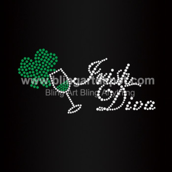 Irish Diva Rhinestone Hotfix Motifs Irish Diva Rhinestone Hotfix Motifs